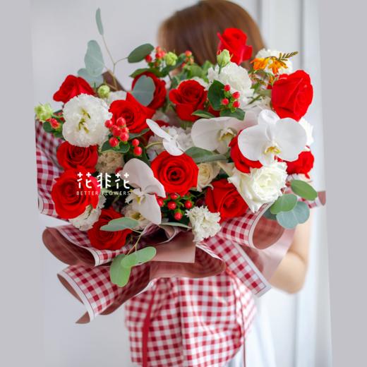 《拥抱》. 红玫瑰混搭花束 商品图2