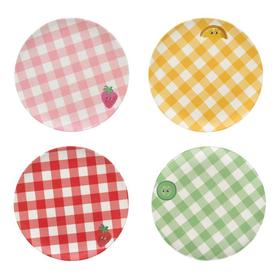 Cath Kidston8月 4组格格子餐盘JPY带授权招加盟代理