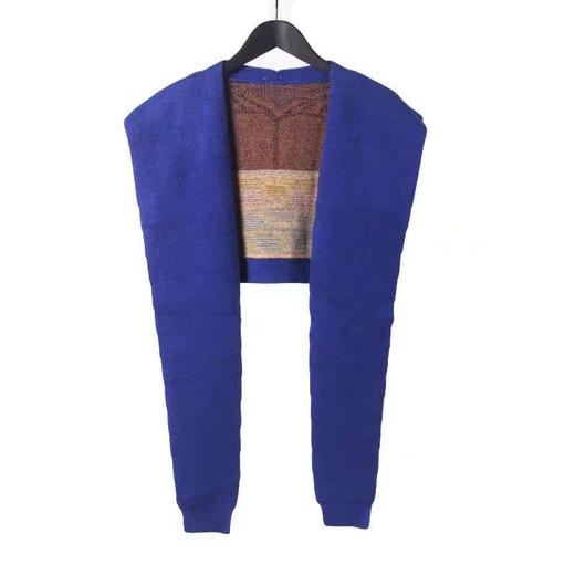 2020春款时尚披肩加菲猫卡通洋气针织外搭毛线衣打结围巾坎肩女 商品图1