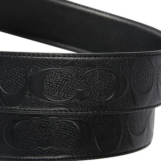 【国内仓发】COACH 蔻驰男士皮质腰带黑色55157   （有手提袋） 商品图3