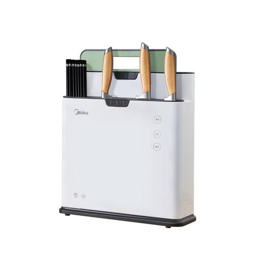 美的（509278）砧板刀具消杀毒除菌机家用小型多功能智能紫外线烘干防霉收纳菜板XS-K01-A白色 商品图3