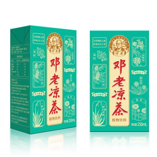 邓老凉茶植物饮料利乐包250ml*24/箱 商品图3