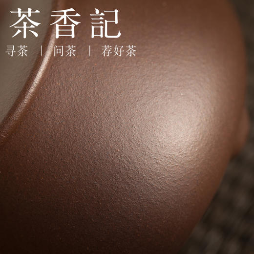 茶香记 紫泥满瓢紫砂壶200ml杨飞出品原矿老紫泥经典器型茶壶茶具 商品图2