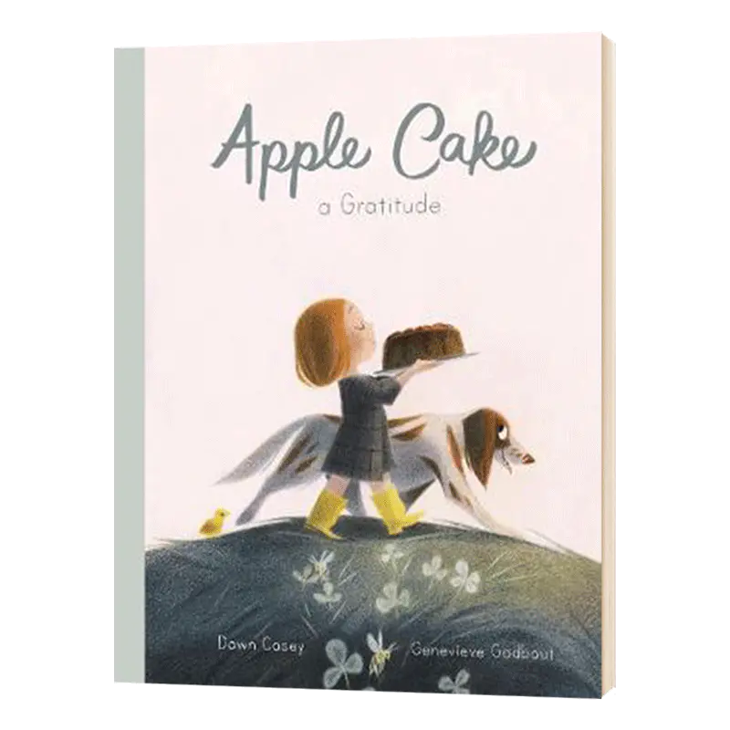 苹果蛋糕感恩启蒙绘本英文原版apple Cake A Gratitude 3 5岁亲子绘本精装英文版进口原版英语书籍