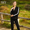 IWY/黑色撞色长袖西装长裤套装203013CP 商品缩略图2