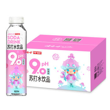 娃哈哈 pH9.0玫瑰味苏打水500ml*15瓶 商品图4