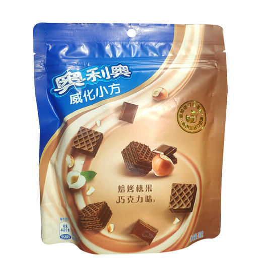 奥利奥威化小方焙烤榛果巧克力味100g1袋