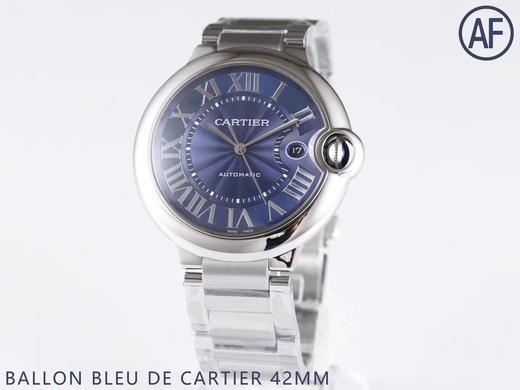 经典2892版本【荟萃过往复刻精华 开辟AF超神之路】AF精于工，卓于质，美与形。匠心打造举世无双克隆体——卡地亚蓝气球42mm系列。圆润典雅，尽显高贵气质。【表壳】腕表尺寸42mmX13mm 商品图1
