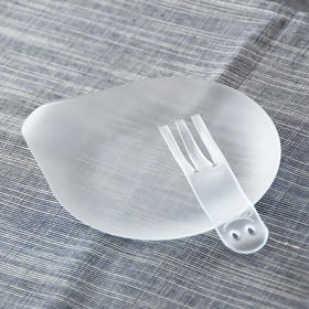【磨砂餐具】盘叉 生日蛋糕配件
