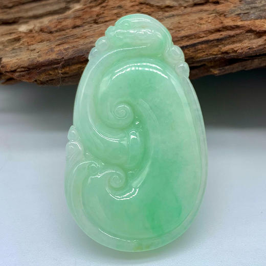 派瑞翡翠 翡翠如意 糯种 绿色 商品图1