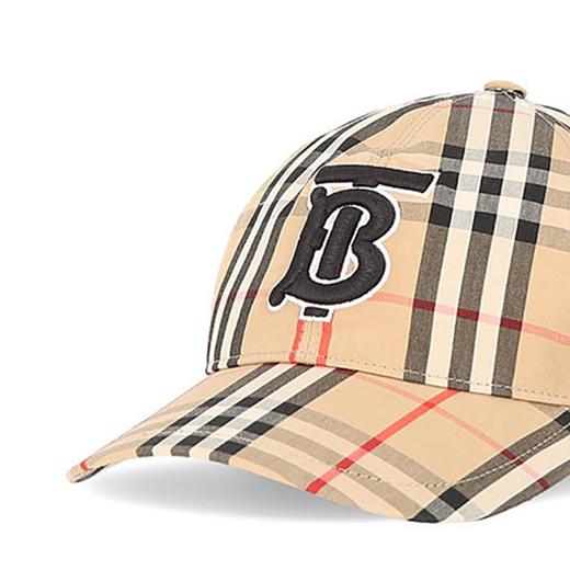 BURBERRY 巴宝莉  男女同款Vintage格纹TB专属徽标棒球帽帽子 8027502 商品图6
