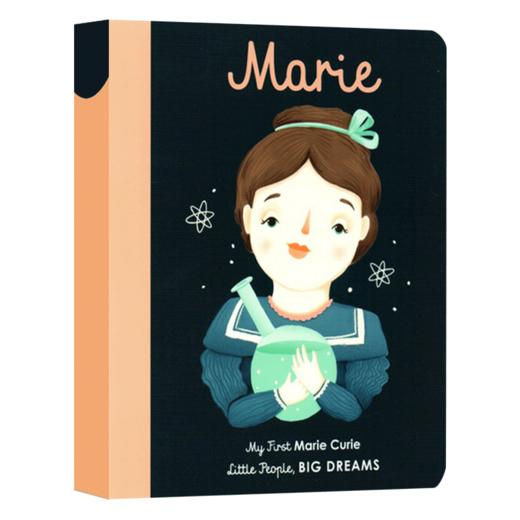 小女孩大梦想纸板书 居里夫人 英文原版 Little People Big Dreams Marie Curie 小人物大梦想之小女孩传记 儿童英语启蒙读物 商品图0