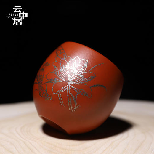 宜兴手工紫砂银杯 商品图3