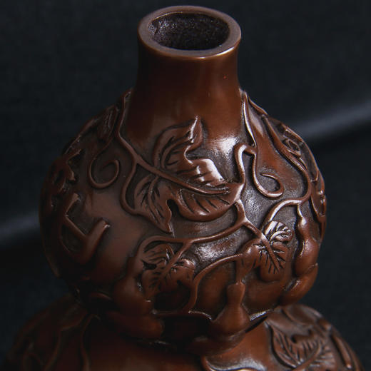葫芦吉祥如意 布局铜摆件 商品图4