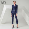 IWY/蓝色条纹长袖西装长裤套装CP871 商品缩略图0