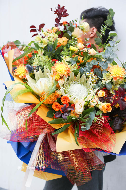 巨型花束定制 我享花坊