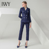 IWY/蓝色条纹长袖西装长裤套装CP871 商品缩略图2