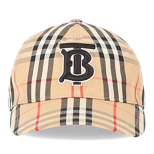 BURBERRY 巴宝莉  男女同款Vintage格纹TB专属徽标棒球帽帽子 8027502 商品图2