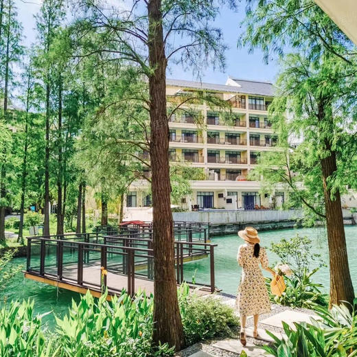 【茅龙双床房/白沙大床房】月泉湖居一房一厅2个网红私家温泉缸 80平方套房 商品图6