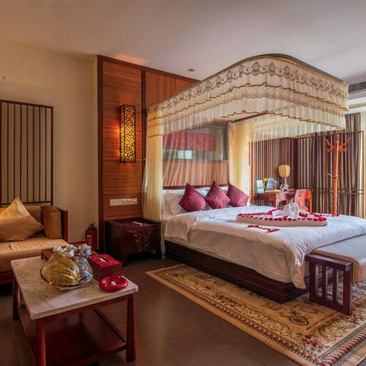 【唐宫贵妃庭院私家温泉池大床套房】 皇家SPA酒店（贵妃汤1/2/5/6/3/8号）网红汉服体验 商品图8