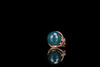 贵妃笑·墨西哥蓝珀18K玫瑰金镶钻戒指   特价 商品缩略图5