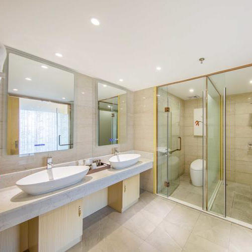 【茅龙双床房/白沙大床房】月泉湖居一房一厅2个网红私家温泉缸 80平方套房 商品图3