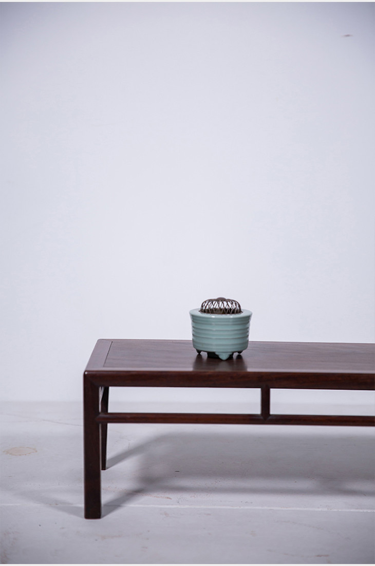 清红木独板四面平琴几