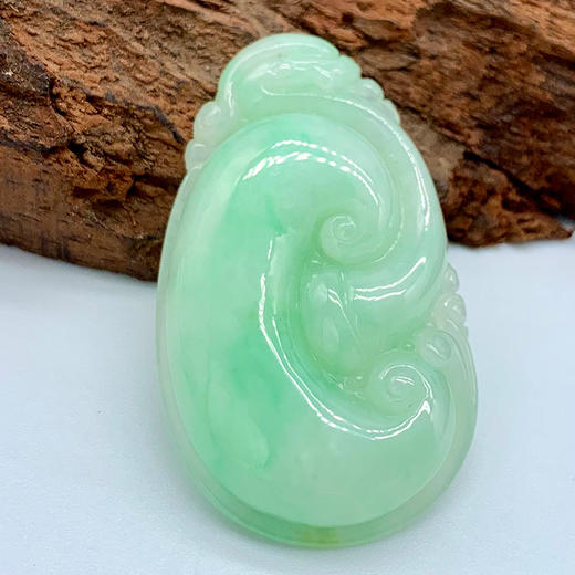 派瑞翡翠 翡翠如意 糯种 绿色 商品图3