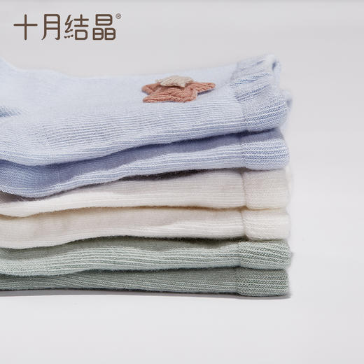 【任选两件，买一送一】婴儿春秋透气宝宝可爱中筒袜3双 商品图4