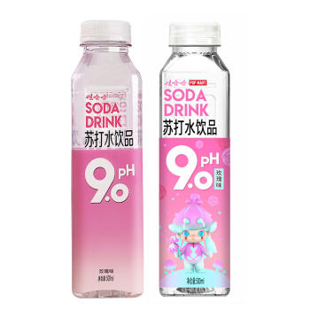 娃哈哈 pH9.0玫瑰味苏打水500ml*15瓶 商品图3
