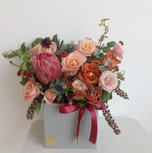 花艺 南非公主典雅花盒 商品图0