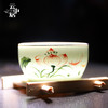 手绘青瓷戏莲个人品茗杯2 商品缩略图2