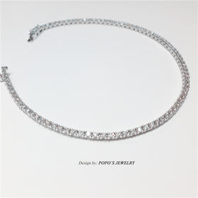 【每日特选】18K白金钻石手链(预约看货)