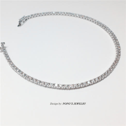 【每日特选】18K白金钻石手链(预约看货) 商品图0