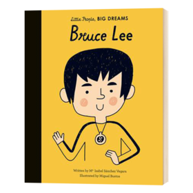 小人物大梦想系列 男孩篇 李小龙 英文原版 Little People Big Dreams Bruce Lee 英文版儿童科普绘本 名人传记 精装英语书