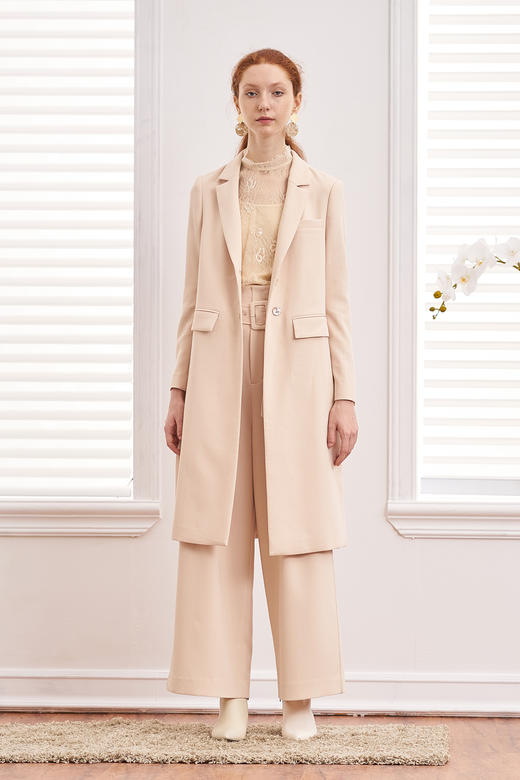 36号【安所女装】米杏色大衣【v91f199】