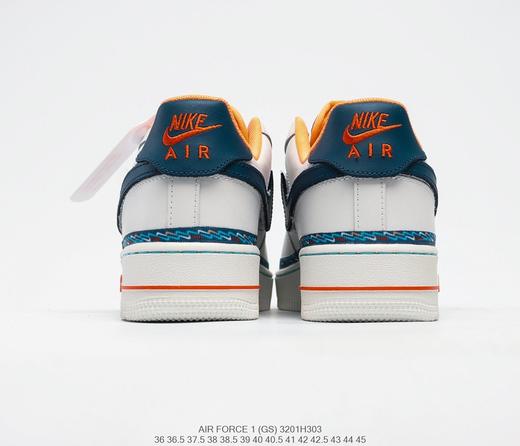 耐克Foot Locker x Nike Air Force 1 Low GS"Swoosh Chain"空军一号经典百搭休闲运动板鞋 商品图3