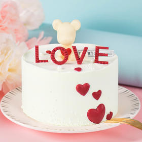 【爱乐熊】酸奶油，新鲜水果夹心；似爱情般，干净纯洁又脸红心跳！七夕  情人节  表白  女友  恋人