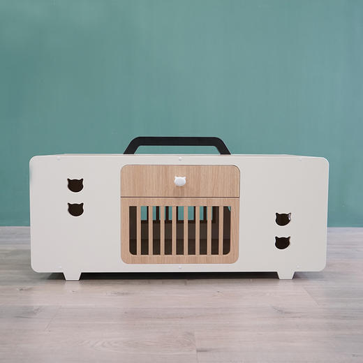 CatS猫家具 复古录音机拼色茶几/木制猫屋猫窝 猫咪玩具 包邮 商品图2