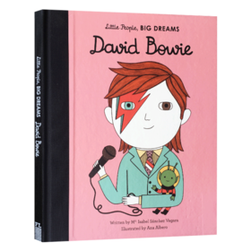 小人物大梦想系列 男孩篇 大卫鲍威 英文原版 Little People Big Dreams David Bowie 儿童艺术启蒙图画书 名人科普励志读物
