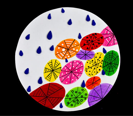 《五彩的雨伞》低幼【自动发货：下单后，点击手机短信中收到的链接，即可获取文件下载的链接；如有任何问题，可添加客服微信hm33268获得帮助】 商品图0