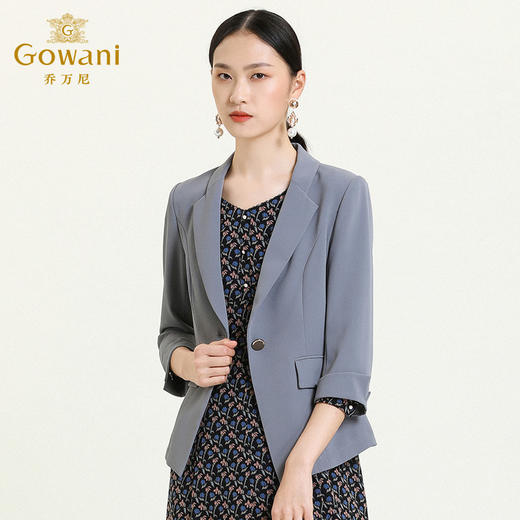 乔万尼新款西装外套通勤干练小西装外套设计感收腰显瘦西装ES3B578 商品图2