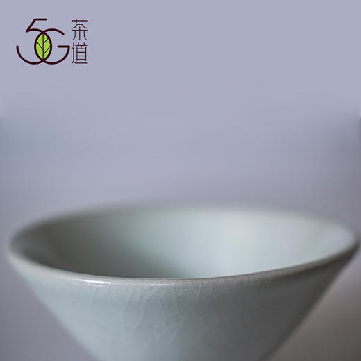 汝窑主人杯  梅子青荷花杯70ml   天青斗笠杯 50ml 商品图9