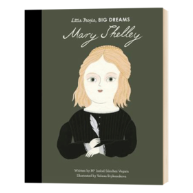 小女孩大梦想 玛丽雪莱 英文原版 Little People Big Dreams Mary Shelley 英文版儿童英语启蒙绘本 名人科普 进口励志读物
