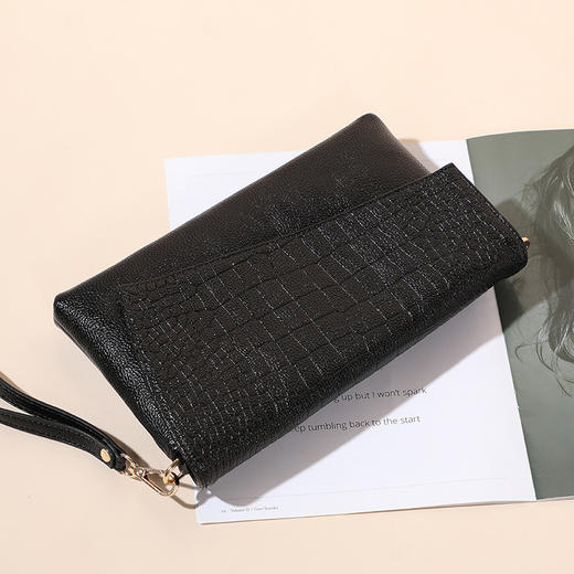 HM-7810-D欧美高端真皮单肩斜跨女包手拿包 商品图2