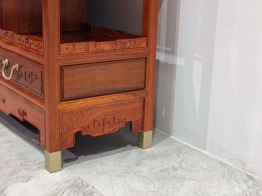红桥红  家具严选  缅甸花梨（大果紫檀）  【200福庆有余 博古架】 商品图8