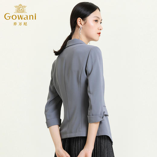 乔万尼新款西装外套通勤干练小西装外套设计感收腰显瘦西装ES3B578 商品图3