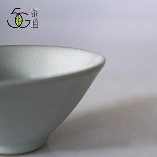 汝窑主人杯  梅子青荷花杯70ml   天青斗笠杯 50ml 商品图10