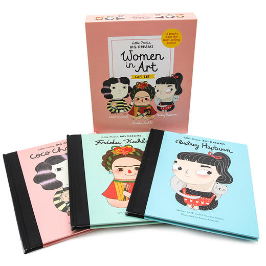 小女孩大梦想 艺术家3册盒 英文原版 Little People Big Dreams Women in Art 儿童艺术 励志传记 英文版进口原版英语书籍 商品图1
