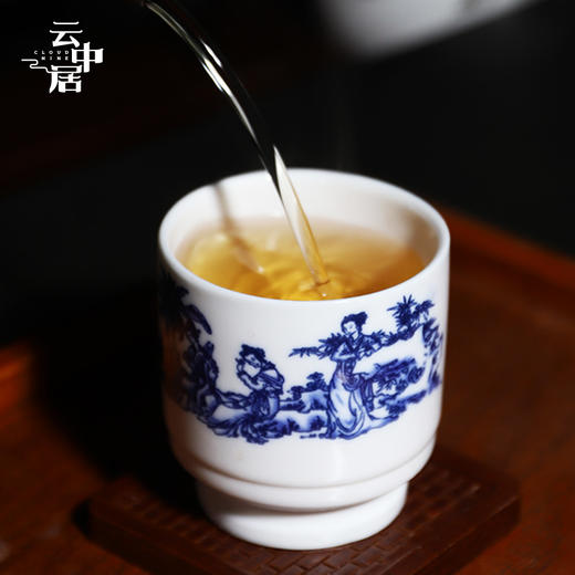 青花白瓷个人品茗杯 商品图1